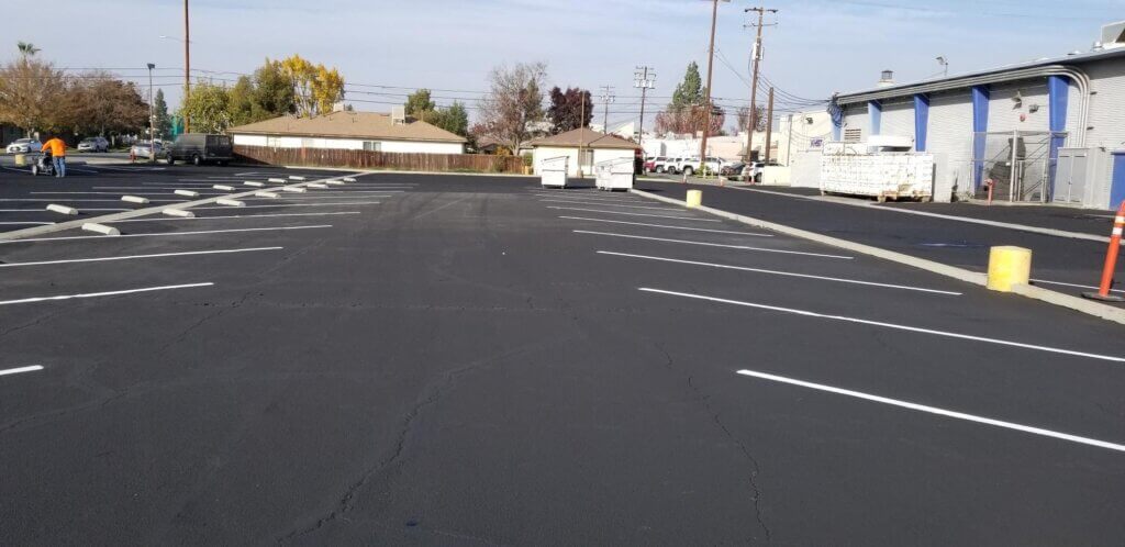 Asphalt parking