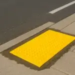 Road Truncated Dome Detectable Warnings Installation