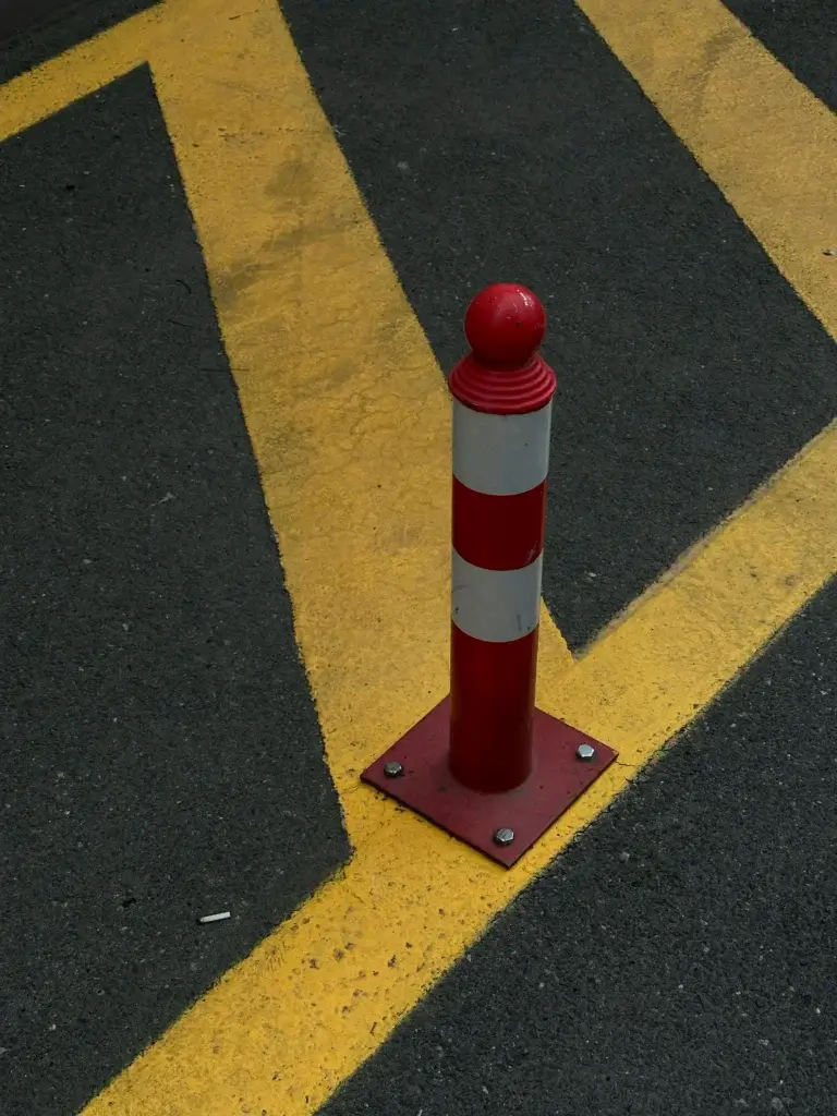 asphalt Bollard Installation